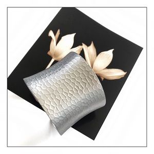 NEW Sterling Forever Hammered Cuff Bracelet